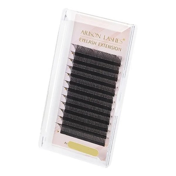 Cílios Y Volume Brasileiro 0.07D Mix Preto - Arison Lashes