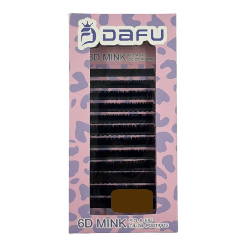 Cílios Fio a Fio 6D Mink Mix - Dafu