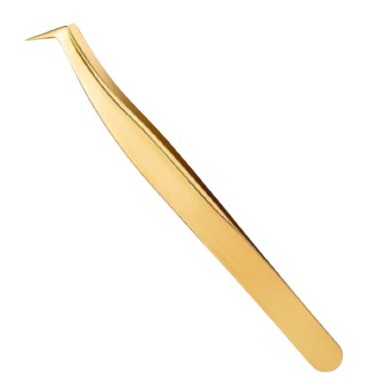 Pinça Volume Russo Dourada 1 - Bela Luck Star