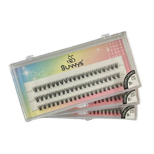 Cílios Tufo sem Nó 20P 0.07D - Sunnys