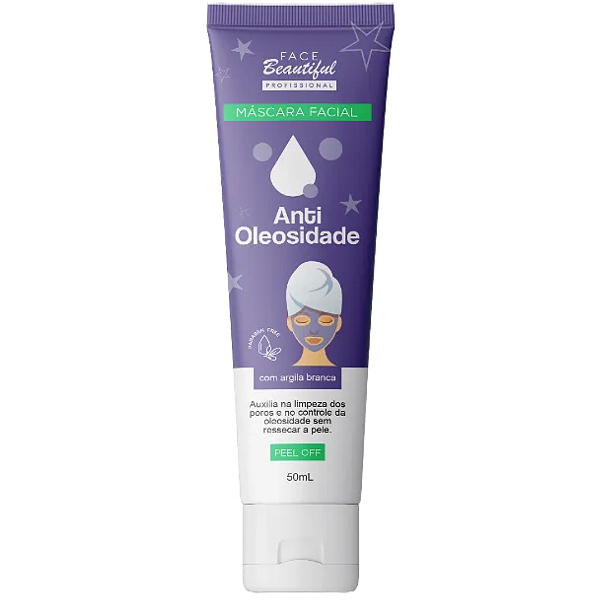 Máscara Facial Anti Oleosidade Bisnaga - Face Beautiful