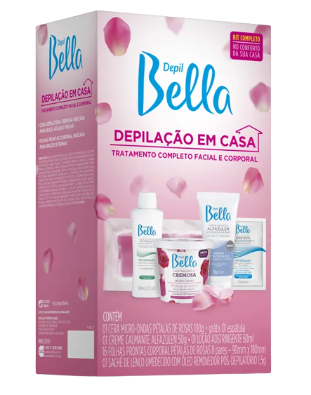 Kit Depilação em Casa - Depil Bella