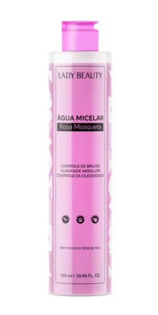 Água Micelar Rosa Mosqueta 310ml - Lady Beauty