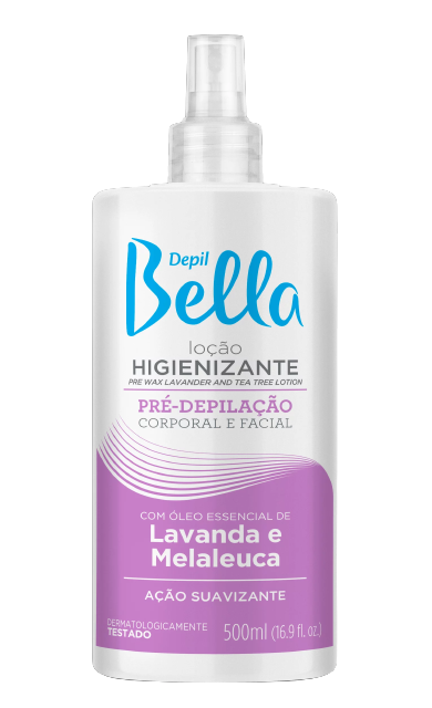 Loção Higienizante Pré-Depilação 500ml - Depil Bella