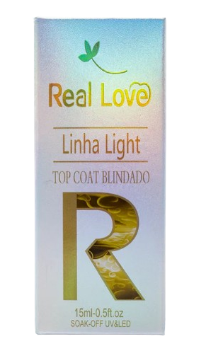 Top Coat Blindado Linha Light 15ml - Real Love