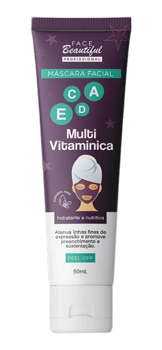 Máscara Facial Multi Vitamínico Bisnaga - Face Beautiful