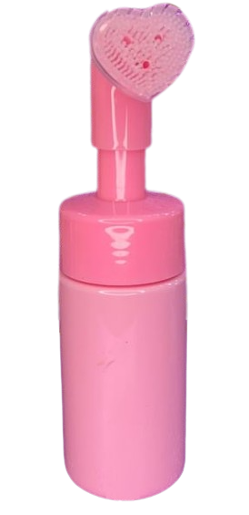 Frasco Pump com Massageador Formato CORAÇÃO