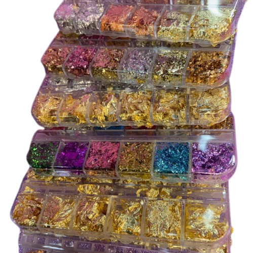 Folhas de Ouro com 12 Sortida