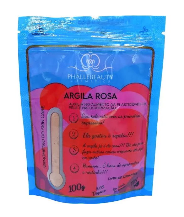 Argila Rosa 100g - PhálleBeauty