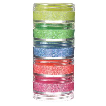 Torrre de Glitter em Pó com 5 Unidades - Colormake