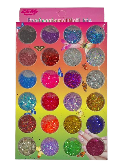 Kit de Decoração com 24 Unidades - ZEM