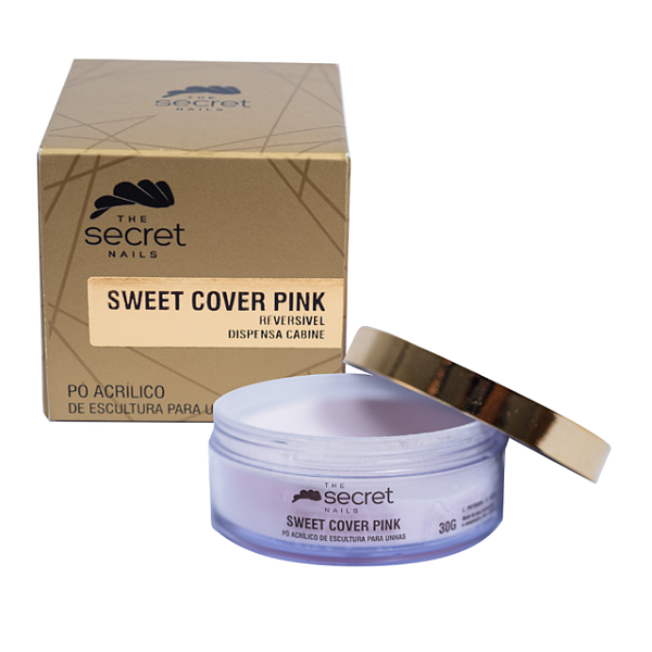 Pó Acrílico Swet Cover Pink 30g - Secret Nails