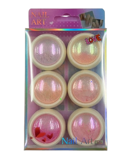 Asa de Borboleta Furta Cor - Nail Art