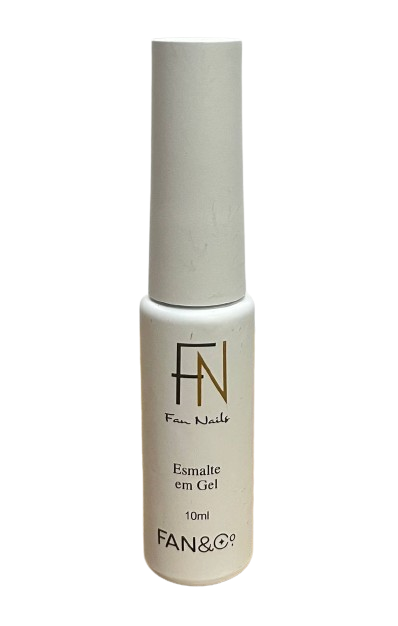 Esmalte em Gel Fino BRANCO - FN Fan Nails