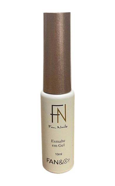 Esmalte em Gel Fino Rosa - FN Fan Nails