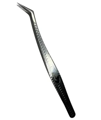 Pinça Semi Curva Prata 1 (SS6092) - Sunnys