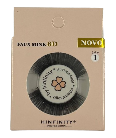 1 Par de Cílios Postiços 6D New 041 - Hinfinity
