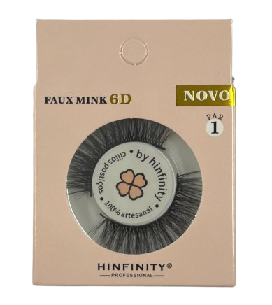 1 Par de Cílios Postiços 6D New 051 - Hinfinity