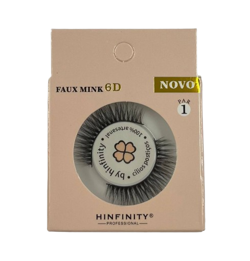 1 Par de Cílios Postiços 6D New 056- Hinfinity