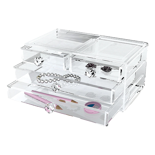 Caixa Organizadora com 4 Gavetas Elegance - Mek
