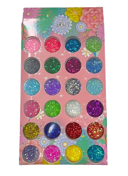 Kit de Glitter com 24 Unidades A1709