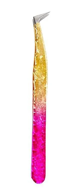 Pinça Volume Russo Rosa com Dourada - MEY