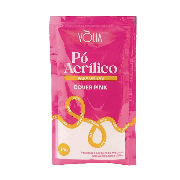 Pó Acrílico Sachê Cover Pink - Volia