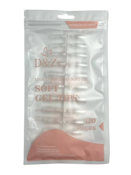 Unha Postiça Medium Almond 4055 - D&Z