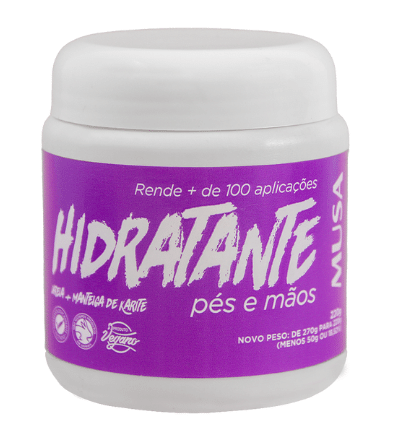 Hidratante para Pés e Mãos 220g - Musa