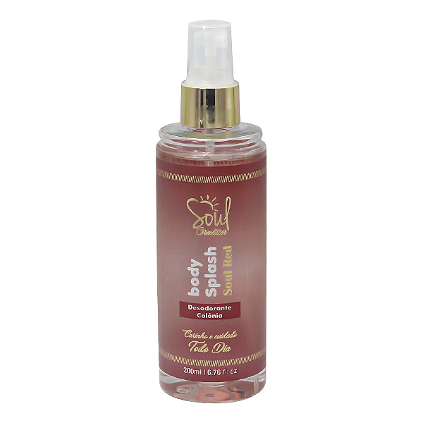 Body Splash Desodorante Colonia Soul Red - Soul Cosmeticos