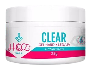 Gel Hard Autonivelante Clear 25g - HQZ Nails