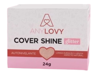 Gel Construtor COVER SHINE GLITTER 24g - Any Lovy