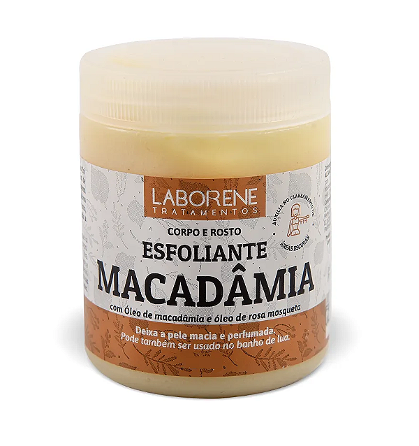 Esfoliante Corpo e Rosto 100g Macadâmia - Laborene
