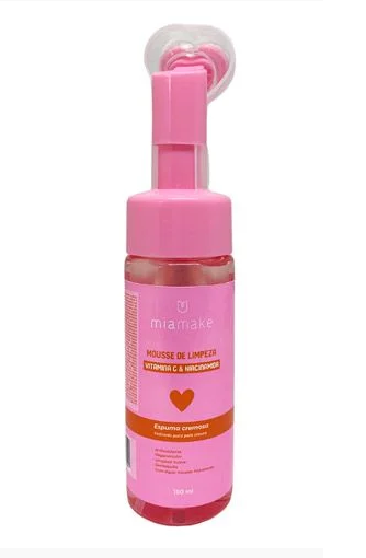 Mousse de Limpeza Facial Rosa Mosqueta - Mia Make