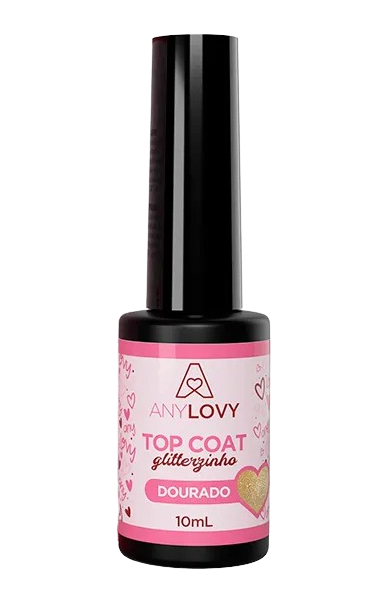 Top Coat Dourado 9g - Any Lovy
