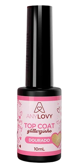 Top Coat Dourado 9g - Any Lovy