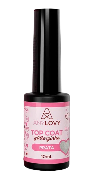 Top Coat Prata 9g - Any Lovy