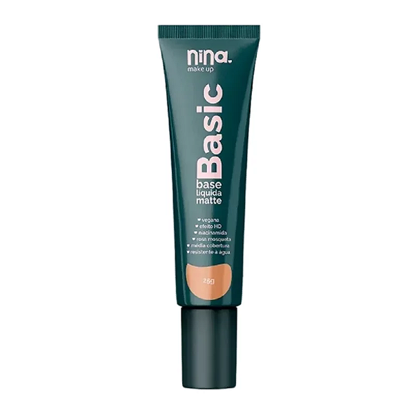 Base Líquida Matte Basic - Nina Make Up