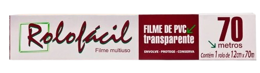 Filme de PVC Multiuso 70m - Rolofácil