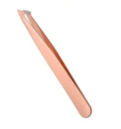 Pinça para Sobrancelha Diagonal Rose - Da Diva