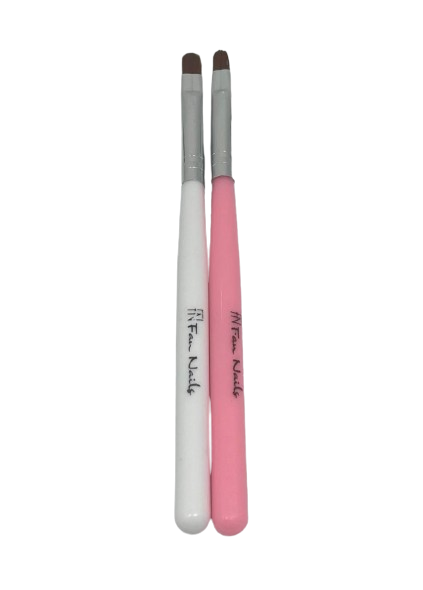 Kit com 2 Pincéis para Gel - FN Fan Nails