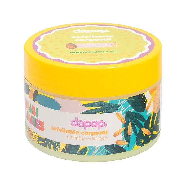 Esfoliante Corporal com Amêndoa e Linhaça 250g - DaPop