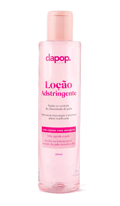 Loção Adstringente com Extrato de Rosa Mosqueta - DaPop