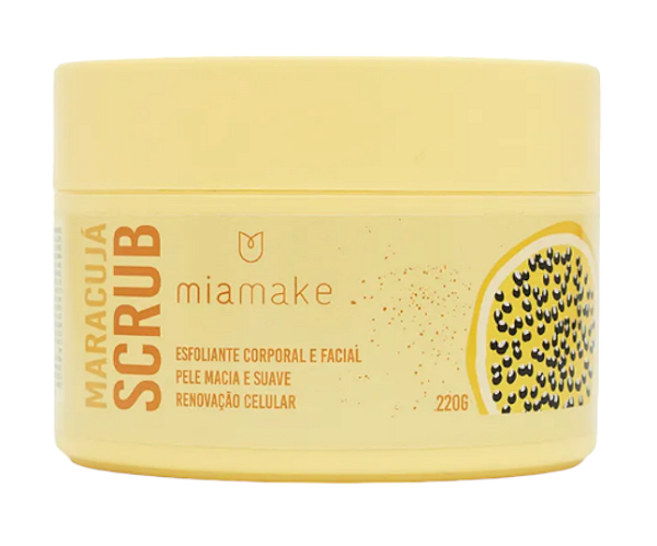 Esfoliante Corporal e Facial Maracujá - Mia Make
