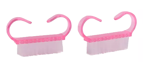 Kit com 2 Mini Escovas para Unhas