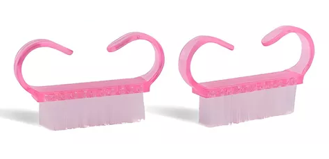 Kit com 2 Mini Escovas para Unhas