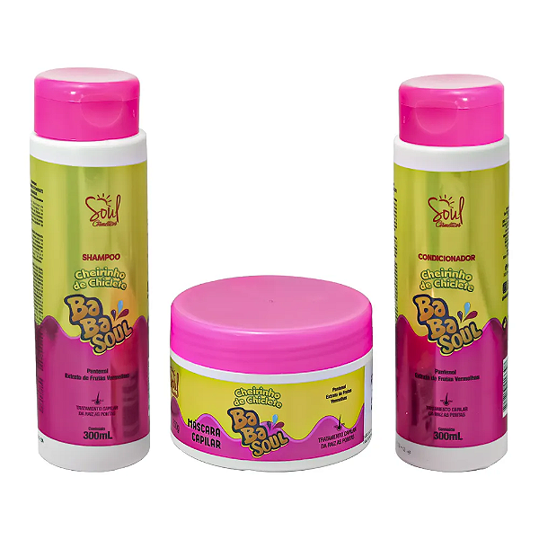 Tratamento Capilar Cheirinho de Chiclete Babasoul - Soul Cosméticos