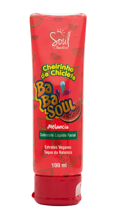Sabonete Líquido Facial Babasoul Melancia - Soul Cosméticos