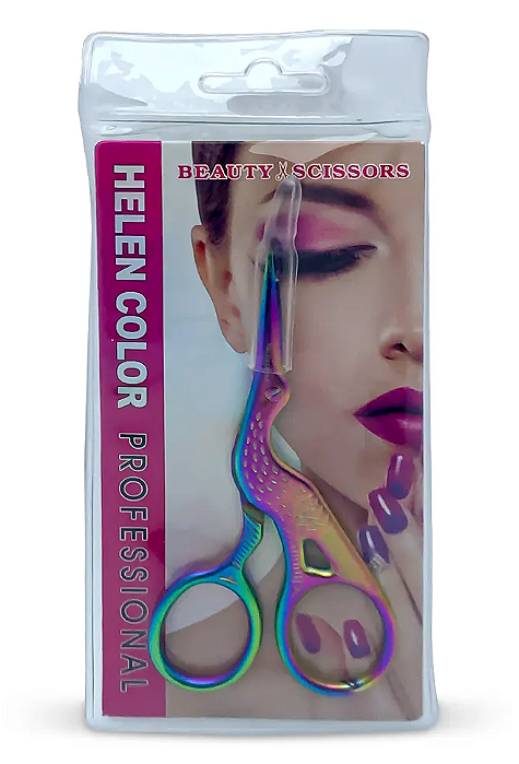 Tesoura para Design de Sobrancelhas - Hêlen Color