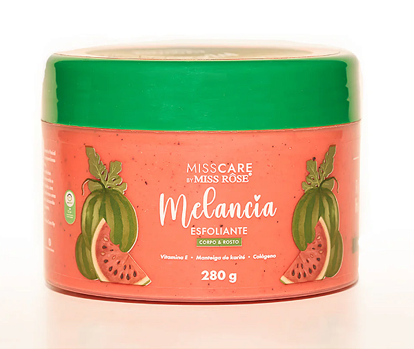 Esfoliante Corpo e Rosto Melancia - Miss Rôse